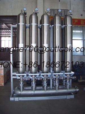 فشار هيدرولیک شاشه خون 1-50 گالن ظرفیت رشته دار / فلنج اتصال مهر نيتريل -20 ° F به 200 ° F